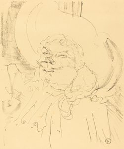 Coquelin vanhin (Coquelin aine) tekijältä Henri de Toulouse Lautrec