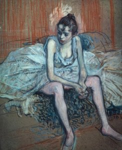 Danseuse assise tekijältä Henri de Toulouse Lautrec