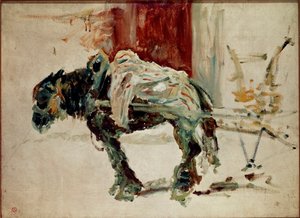 Luonnoshevonen Celeyranille. Henri de Toulouse-Lautrecin maalaus tekijältä Henri de Toulouse Lautrec