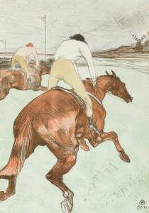Jockey (Le Jockey). 1899 tekijältä Henri de Toulouse Lautrec