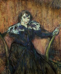 Die Schauspielerin Berthe Bady tekijältä Henri de Toulouse Lautrec