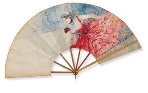 Tuuletin, n. 1892 tekijältä Henri de Toulouse Lautrec