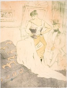Nainen korsetissa, Passage Conquest tekijältä Henri de Toulouse-Lautrec