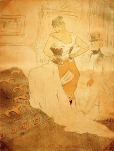 Nainen korsetissa, Conquest of Passage tekijältä Henri de Toulouse Lautrec