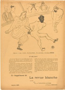 Jalka ja suklaa (Footit et Chocolat) [vasen suora] tekijältä Henri de Toulouse Lautrec