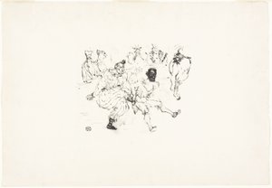 Footit ja Chocolat tekijältä Henri de Toulouse-Lautrec