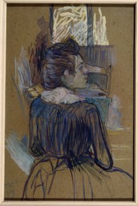 Frau am Fenster tekijältä Henri de Toulouse Lautrec