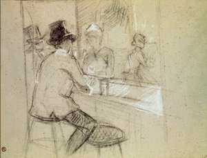 Gin cocktaileja tekijältä Henri de Toulouse Lautrec