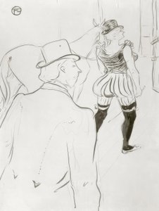 Kulissien takana tekijältä Henri de Toulouse Lautrec