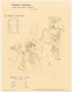 Kunnianosoitus Molierelle tekijältä Henri de Toulouse Lautrec