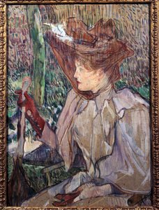 Honorine Platzer Öljymaalaus pahville Henri de Toulouse Lautrec (1864-1901) 1891 Su. 0,54x0,4 m Pariisi, Musee d