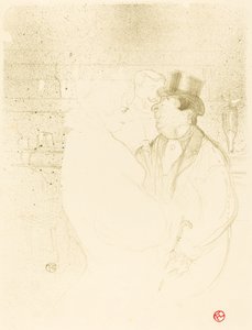 Ida Heath Bar Ida Heath au barissa, 1894. tekijältä Henri de Toulouse Lautrec