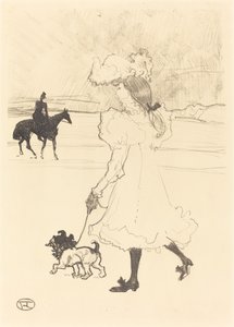 Metsässä (Au bois) tekijältä Henri de Toulouse Lautrec