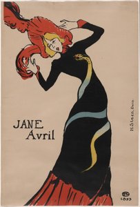 Jane Avril tekijältä Henri de Toulouse Lautrec