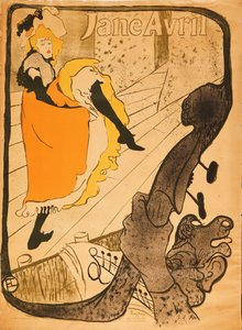 Jane Avril, 1893 tekijältä Henri de Toulouse Lautrec