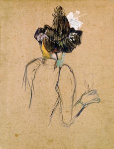 Jane Avril takaa katsottuna tekijältä Henri de Toulouse Lautrec