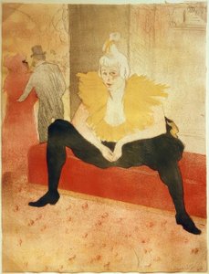 La Clownesse, auttakaa tekijältä Henri de Toulouse Lautrec