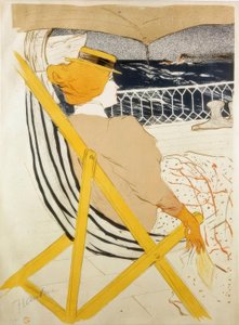La Passagere du 54 ou Promenade en Yacht tekijältä Henri de Toulouse Lautrec