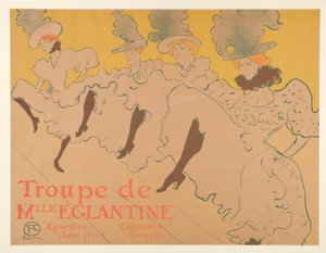 The Troupe of Mademoiselle Eglantine (Mademoiselle Eglantine tekijältä Henri de Toulouse Lautrec