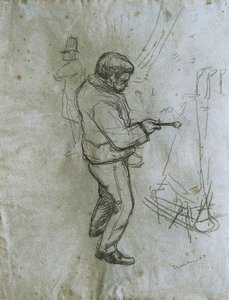 Viimeinen pisara. Piirustus Henri de Toulouse-Lautrec (Toulouse Lautrec tekijältä Henri de Toulouse Lautrec
