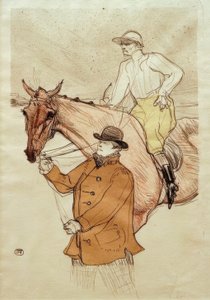 Jääkiekko menossa postiin tekijältä Henri de Toulouse Lautrec