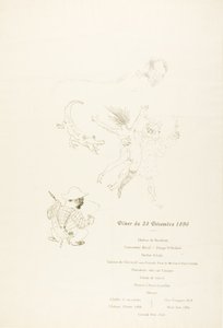 Krokotiili, Menu tekijältä Henri de Toulouse Lautrec