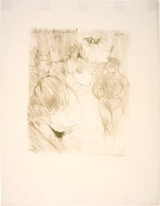 Lainanantaja tervehtii tekijältä Henri de Toulouse-Lautrec