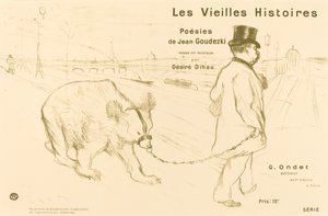 Vanhat tarinat (kansi/etupuoli) tekijältä Henri de Toulouse Lautrec
