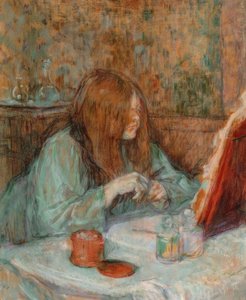 Madame Poupoule à sa WC tekijältä Henri de Toulouse Lautrec