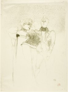 Mademoiselle Lender, rouva Saatana tekijältä Henri de Toulouse Lautrec