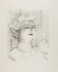 Marie-Louise Marsy, alkaen Treize Lithographies tekijältä Henri de Toulouse-Lautrec