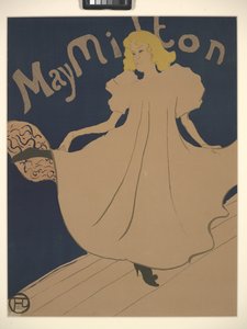 May Milton (värilitografia) tekijältä Henri de Toulouse Lautrec