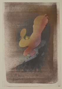 Neiti Loïe Fuller, 1893 (värilitografia kudottupaperille) tekijältä Henri de Toulouse Lautrec