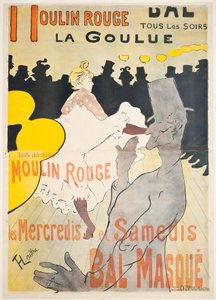 Moulin Rouge La Goulue tekijältä Henri de Toulouse Lautrec