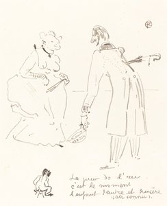 Uudenvuoden tervehdys Uudenvuoden kohteliaisuus, 1897. tekijältä Henri de Toulouse Lautrec