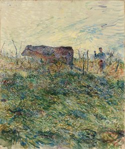 Kyntö viinitarhassa, 1883 tekijältä Henri de Toulouse Lautrec