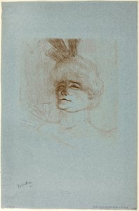 Mademoiselle Marcelle Lenderin muotokuva, kolme neljäsosaa tekijältä Henri de Toulouse Lautrec