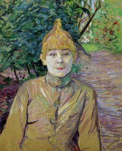 Naisen muotokuva, mahdollisesti ranskalainen tanssija Louise Weber (1870-1927), joka tunnetaan nimellä "La Goulue"