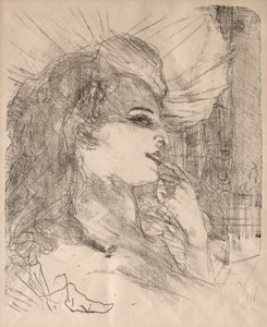Näyttelijöiden ja näyttelijöiden muotokuvia: Kolmetoista litografiaa: Anna Held, 1898. tekijältä Henri de Toulouse Lautrec