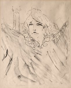 Näyttelijöiden ja näyttelijöiden muotokuvia: Kolmetoista litografiaa: Sarah Bernhardt tekijältä Henri de Toulouse Lautrec