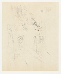 Portret van näyttelijä Yvette Guilbert Soulardessa Yvette Guilbert Soularde Yvette Guilbert: Englantilainen sarja (sarjan nimi) tekijältä Henri de Toulouse Lautrec