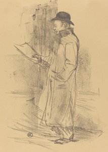 Ohjelma Benefice Gemierille Program du Bénéfice Gemier, 1897. tekijältä Henri de Toulouse Lautrec