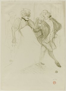 Réjane ja Galipaux, Madame Sans-Gênessa tekijältä Henri de Toulouse Lautrec