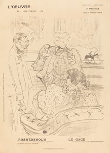 Rosmersholm, Le Gage, 1897. tekijältä Henri de Toulouse Lautrec