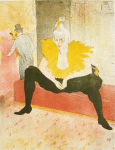 Istuva naarasklovni (Mademoiselle Cha-U-Kao), levy yksi Ellesiltä tekijältä Henri de Toulouse Lautrec