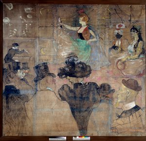 Gouluen talon kyltti (Weber Louise dit La Goulue tekijältä Henri de Toulouse Lautrec