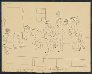 Untergang, 1881 von Henri de Toulouse Lautrec