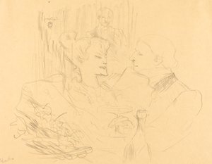 Illallinen Lontoossa tekijältä Henri de Toulouse Lautrec