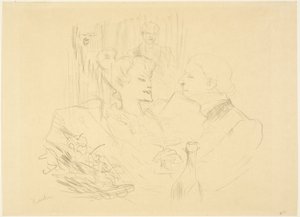 Illallinen Lontoossa tekijältä Henri de Toulouse Lautrec