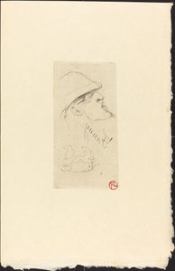 Tutkija Vicomte de Brettes (Explorer L.J. Vicomte de Brettes?) tekijältä Henri de Toulouse Lautrec